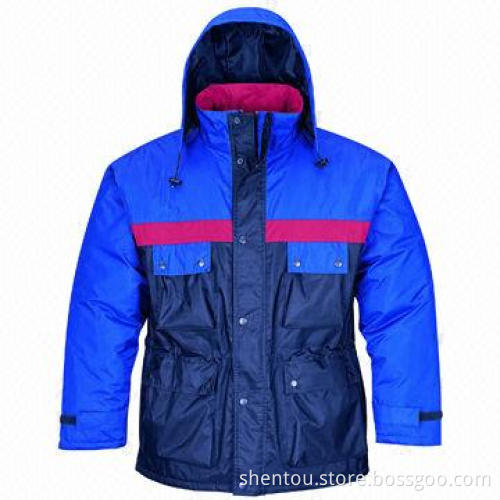Men's Winter Padded Jacket, Made of Cotton/Polyester, OEM and ODM Orders are Welcome